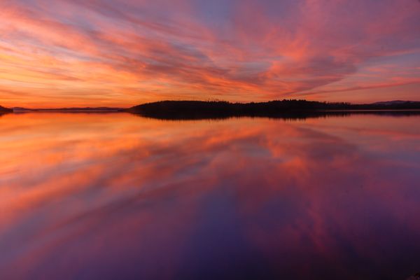 Sunset On The Lough