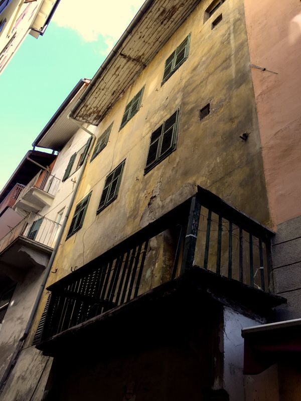 In a small alley in Italy