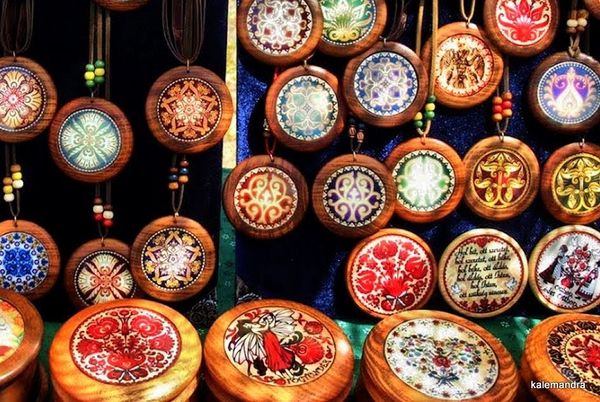 Pendants with ancient Hungarian ornaments