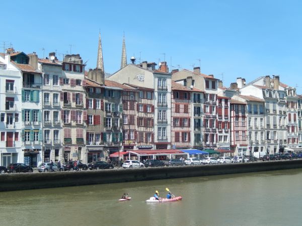 Adours River in Bayonne, France
