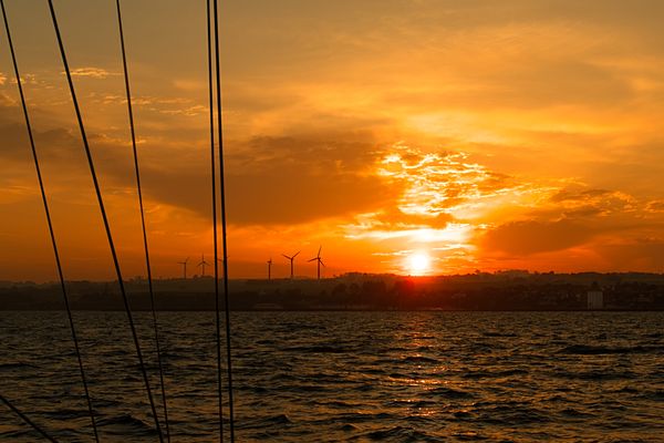 Sunrise above Bornholm