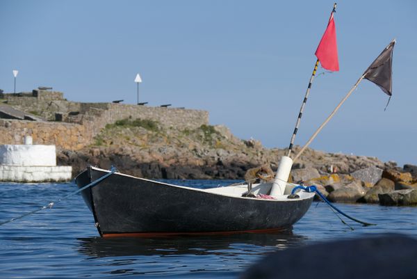 Moored Fishing Boat in Frederiksø, Denmark