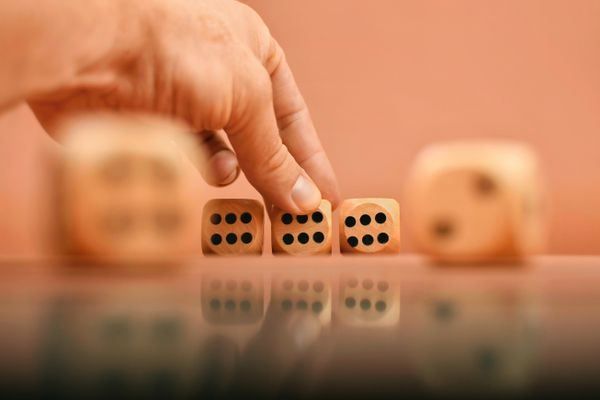 Wooden dices 
