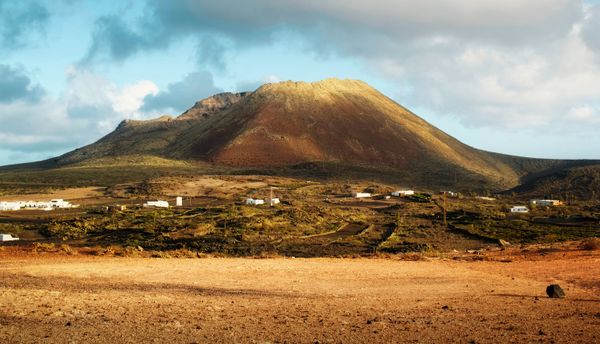 Volcano at Lanzerote, Canary Islands 