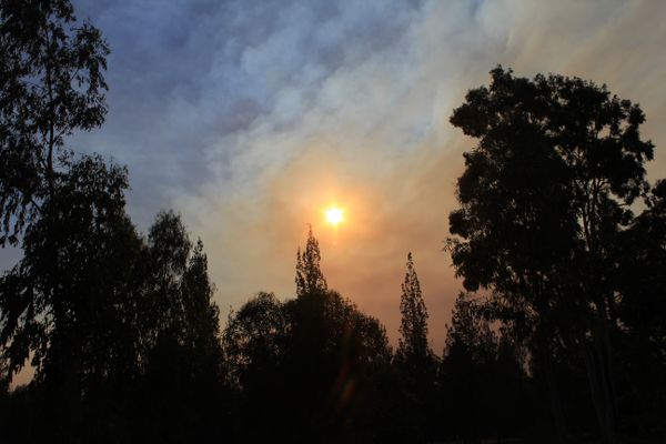A Smokey Sunset