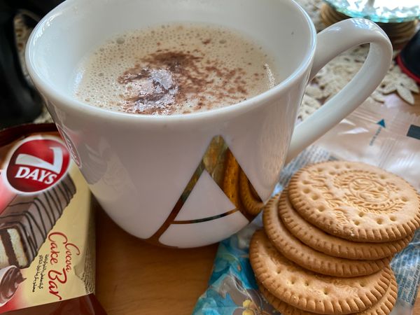 Coffee with snack